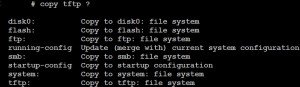 Basic Cisco Tasks - Configure TFTP settings
