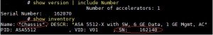 Getting all your Cisco serial numbers via CLI