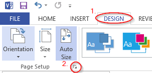 How to add margins to Visio 2013