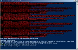Powershell scripts won’t run or import because running scripts is disabled on this system