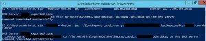 Backup DNS settings in Windows Server 2012 R2