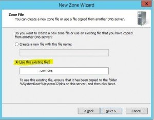 Restore DNS settings in Windows Server 2012 R2