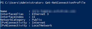 Change your network type in Windows using PowerShell