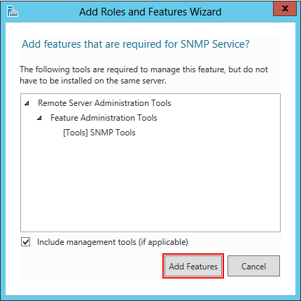 Configuring SNMP agentless monitoring on Windows Server 2012 / R2